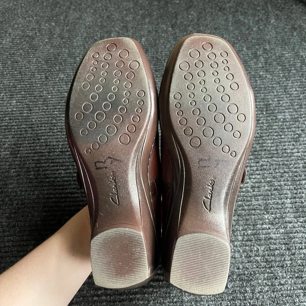 Clarks leather loafers